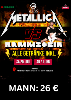 Metallica/Rammstein - 20.07.24 - Mann